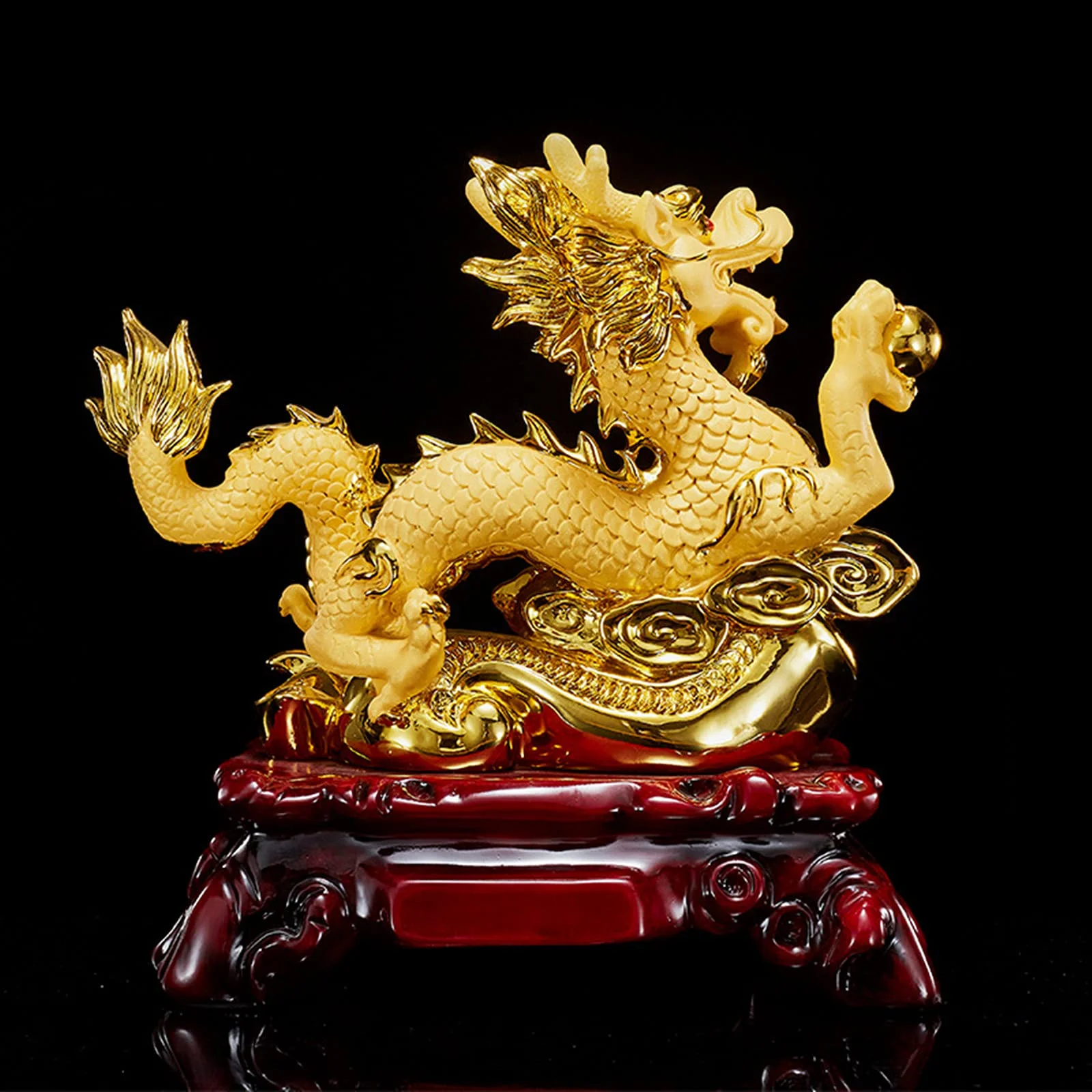 盛世棋牌金龙特效，象征高额奖励触发